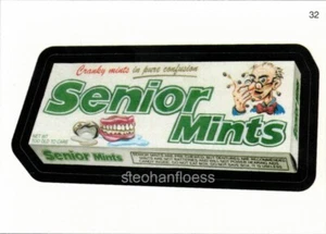 2005 Topps Wacky Packages: All-New Series 2 Sticker #32 Senior Mints - Picture 1 of 1