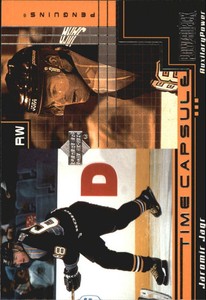 1999-00 Upper Deck PowerDeck Time Capsule Auxiliary Hockey Card #T1 Jaromir Jagr