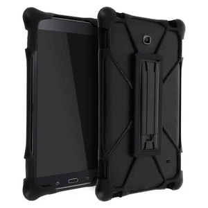 Coque Bumper Antichoc Universelle Noir Tablette 7 à 9 pouces - Béquille Support - Photo 1/5