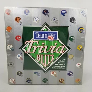 New Team NFL Trivia Blitz Board Game Vintage 1992 Sealed in Box Game Plan Inc - Picture 1 of 4