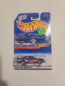 1998 Hot Wheels #726 Race Team Series IV 2/4 Mercedes C-Class in Metalflake Blue - Picture 1 of 1
