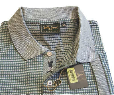 Bobby Jones Colección Polo Golf Camisa Italia XL Manga Corta Nuevo $175 (=) Foto 1 de 4