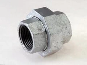 1/2" GALVANIZED MALLEABLE IRON UNION fitting GALV - Picture 1 of 1