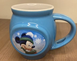 2015 Disney MICKEY MOUSE Winter Holiday Christmas Ceramic Coffee Tea Mug Cup! - Picture 1 of 3