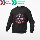 Top Gun Fighter Logo Weapon Graduate School Navy Pilots Men Sweatshirt 101124