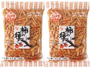 Japanese Traditional Rice Crackers : Nori Maki Arare/ Kaki No Tane 2packs (Kaki - Picture 1 of 1