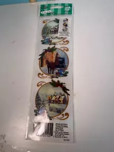 2008 Royal Langnickel Rub on Transfer Holiday snow scenes. - Picture 1 of 2