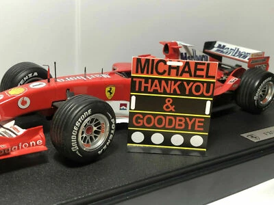 Pitboard 1:18 (Slate F1) / Michael Schumacher (Mercedes) 2012 Thank You - Image 1 of 2