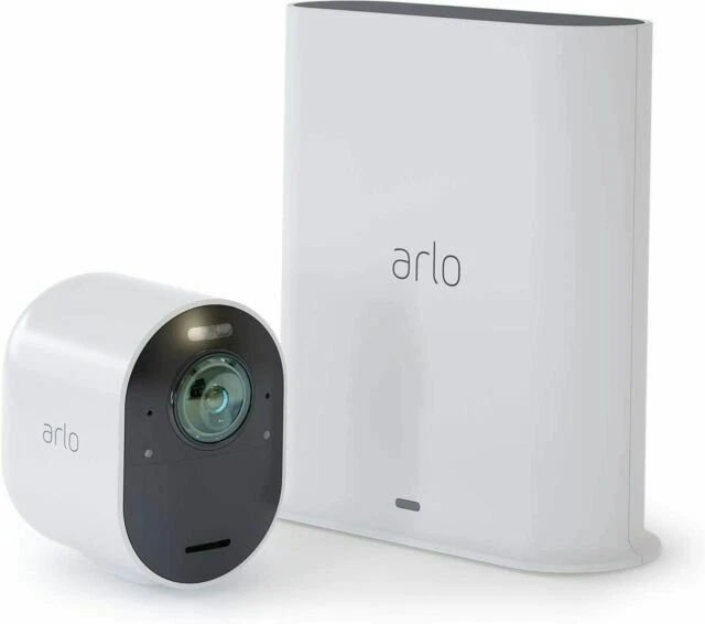 Arlo Ultra 4K UHD Wire-Free Indoor/Outdoor Security Camera System - White