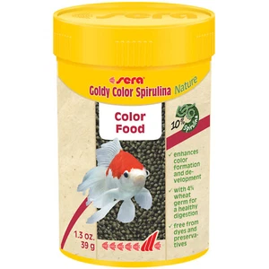 sera Goldy Color Spirulina Nature 100mL Color Enhancing Goldfish Food Granules - Picture 1 of 2