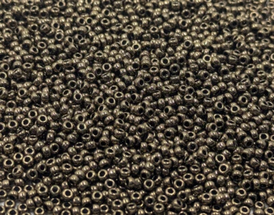 Cuentas de semillas de vidrio vintage Miyuki bronce metálico Japón 21 g 11/0 BB96-83 Foto 1 de 3