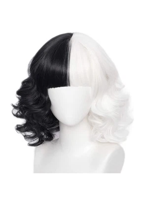 Damas/Niñas Halloween Vestido Elegante Malvado Madame Cruella De Vil Disfraz Juegos con disfraces Reino Unido Foto 1 de 3