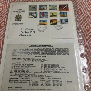 STAMPS - RHODESIA FDC - SECOND DEFINITIVE ISSUE  - AS SHOW - Picture 1 of 2