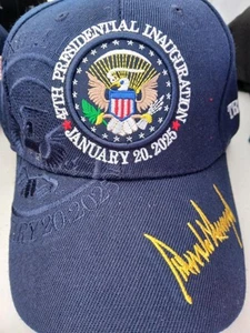 Trump 47th President Inauguration Cap 2025 - Navy Präsident Trump - NEU - Bild 1 von 1