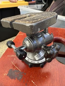 ✅ GITZO TRIPOD HEAD BALL & SOCKET TILTING, PANNING Made In France Brevete SGDG - Picture 1 of 2