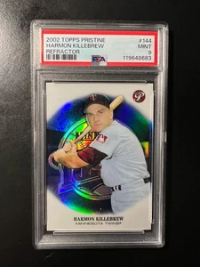 2002 Topps Pristine Refractor #144 Harmon Killebrew PSA 9 #'d 5/149 Twins - Picture 1 of 2
