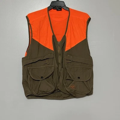 Redhead Large Safety Upland Game Pouch Hunter Blaze Safety Orange Canvas Vest - Image 1 of 4