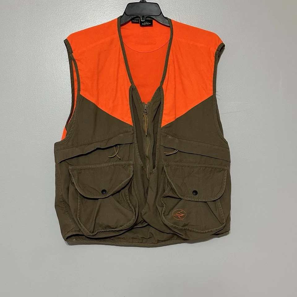 Redhead Large Safety Upland Game Pouch Hunter Blaze Safety Orange Canvas Vest - Image 1 of 4