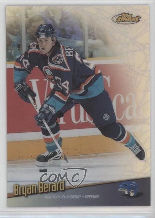 1998-99 Topps Finest No-Protector Refractor Bryan Berard #107 - Image 1 of 2