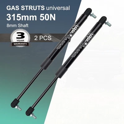 2 x Gas Struts 315mm 50N 8 Shaft match 5025DT for Caravan Boot Hatch Box Awning - image 1 of 4