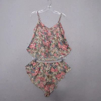 Conjunto Cami Vintage Victoria Secret Etiqueta Dorada Mediano Floral Hada Caprichosa Y2K Foto 1 de 4