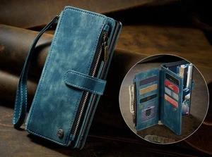 For Samsung S24 CaseMe Purse Luxury Zipped Multifunction Flip Card Slot Holder W - Picture 1 of 4