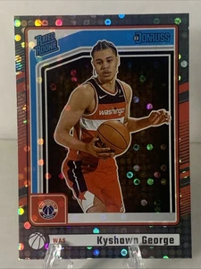 KyShawn George 2024-25 Panini Donruss Rated Rookie Disco Card # 25 Wizards - Picture 1 of 2