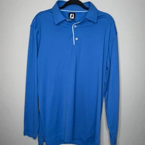 Foot Joy Sonnenschutz Shirt Herren Größe L Blau Langarm Activewear Polo  - Bild 1 von 7