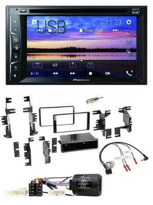 Pioneer Bluetooth 2DIN USB DVD DAB Lenkrad Autoradio für Nissan Cube ab 2009 Fro - Bild 1 von 4