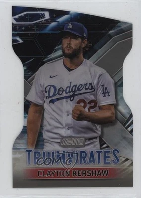 2023 Topps Stadium Club Triumvirates Clayton Kershaw #T-24 - Image 1 of 2