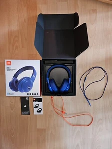JBL E55BT Bluetooth Over-Ear Kopfhörer Headset blau Harman - Bild 1 von 4