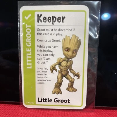 Tarjeta promocional Fluxx - Little Groot - Keeper - Looney Labs Foto 1 de 2