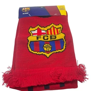 FCB Official Barcelona Messi Red Scarf New in Package - Picture 1 of 5