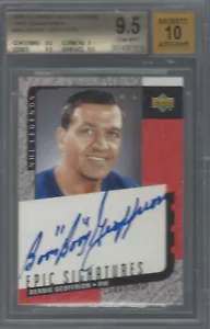 BERNIE GEOFFRION 2000-01 UPPER DECK LEGENDS EPIC SIGNATURES #BG BGS 9.5/AU10 - Picture 1 of 1