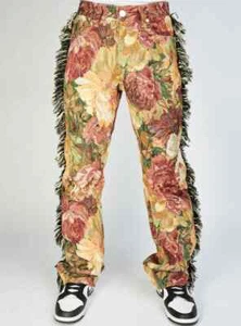 Stacked Men Politics Jeans Politics Woven Stacked With Frey Red Jacqua - Picture 1 of 5