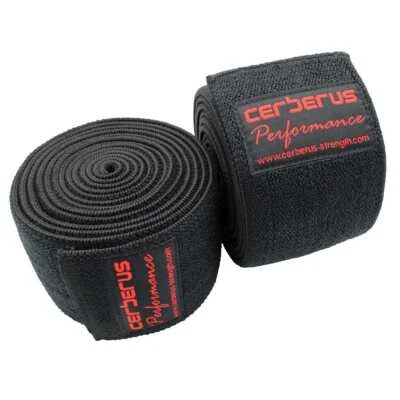 CERBERUS Strength Performance Knee Wraps (Pair) 2m or 2.5m for Squats - Image 1 of 4