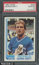 1982 Topps #200 George Brett Kansas City Royals HOF PSA 10 GEM MINT