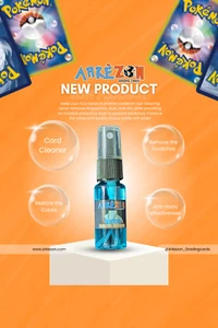 Kit pulizia carte Pokemon, One Piece.. + Centering Tool Arkezon Card Cleaner - Imagen 1 de 2