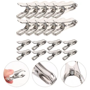  40 Pcs Garden Clamp Clamps with Spring Stainless Steel Fixing Clips - Picture 1 of 12