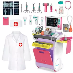 deAO Doctor Kit for Kids Aged 3- 5 Toddlers Pretend Doctor Playset Role Play ... - Picture 1 of 7