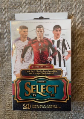 2017/18 PANINI SELECT SOCCER 20CT RETAIL HANGER BOX-Mbappe RC? - Image 1 of 2