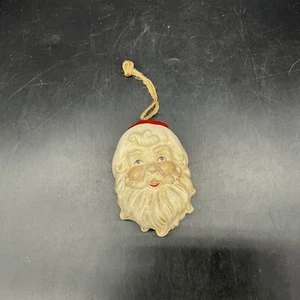 Porcelain Santa Claus Head Christmas Ornament - Picture 1 of 8