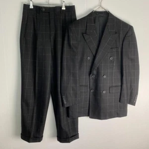 w2225 Christian Dior Casual Suit Christian Dior Windowpane Check - Picture 1 of 7
