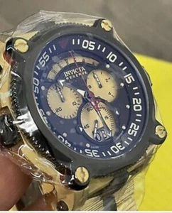 Orologio da uomo INVICTA Reserve Sea Hunter Warrior 56 mm colore oro cronografo svizzero - Foto 1 di 9