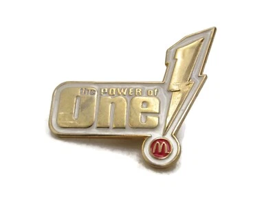 The Power Of One McDonald's Pin Gold Tone - Image 1 of 4