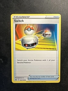 2023 Pokémon Sword & Shield Crown Zenith Trainer Item Switch 144 /159 - Picture 1 of 2