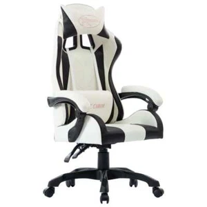 Gaming-Stuhl Schwarz Kunstleder - Bild 1 von 7