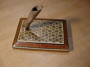 Soporte para bolígrafo persa Khatam Kari de colección - Imagen 1 de 7