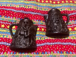 2 Vintage Cast Iron Door Stops Book Ends Decorative Pieces Handmade - Picture 1 of 17