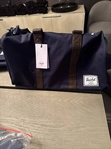 Herschel Novel Duffel Bag, Peacoat/Chicory Coffee, Classic, 21"LX10"WX10"H - Picture 1 of 1